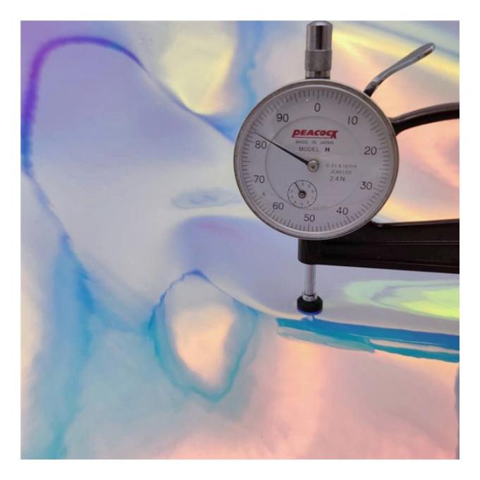 چرم مصنوعی رنگینکمانی هولوگرافی متالیک آینهای رنگارنگ کیف کفش کیف دستی دفترچه یادداشت پارچه چرمی 10