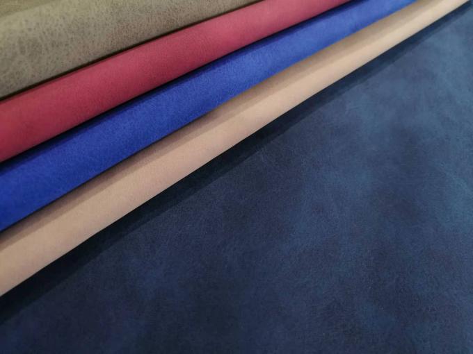 PU Nubuck چرم پارچه چرم مصنوعی نقلی پنبه کفش کفش کیف های یادداشت پارچه نقطه عمده فروشی 4