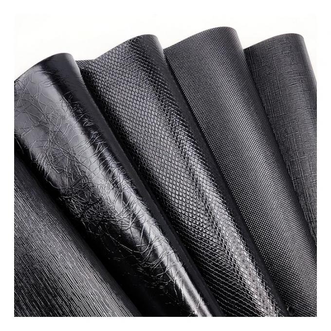 طرح بلند درخشنده Pvc چرم مصنوعی مدل حیوانات کفش و کیف ها پارچه چرم جعلی 9