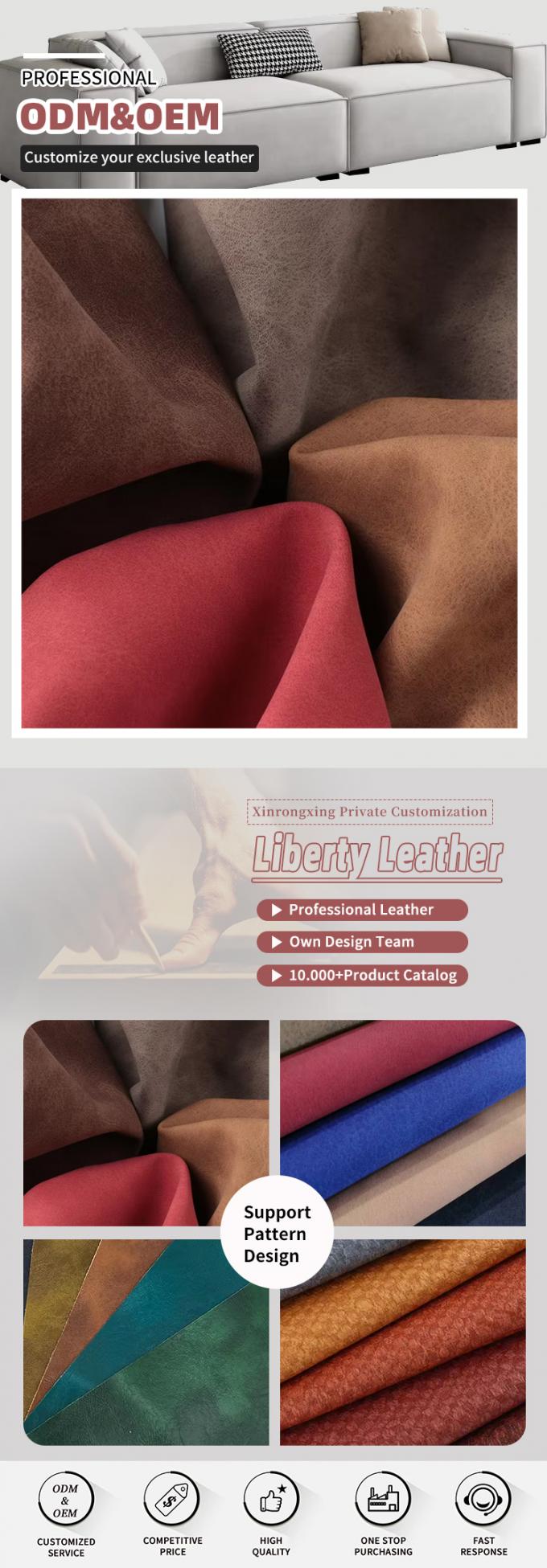 PU چرم مصنوعی بافت دار پوست گوسفند نوبوک برای کیف کفش کیف پول تزئین دفترچه یادداشت و قاب 4