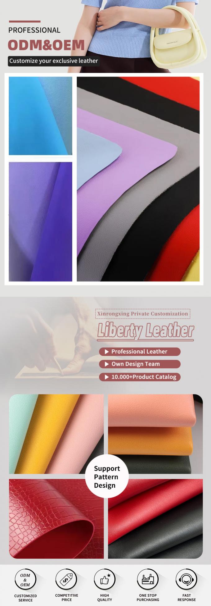 تقليد مایکروفيبر PU 5kg قدرت پوست پوست پوست مصنوعی برای کفش ها کیف کمربند کاناپه دستکش پارچه چرم جعلی 4